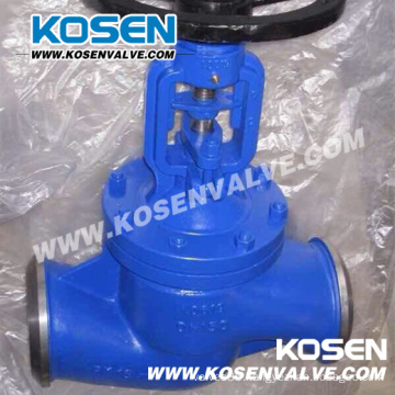 Cast Steel DIN Standard Bellows Sealed Globe Valve